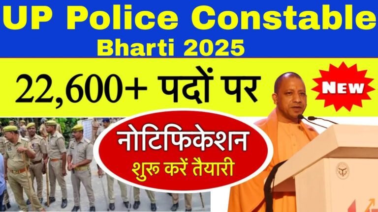 UP Police Constable Bharti 2025