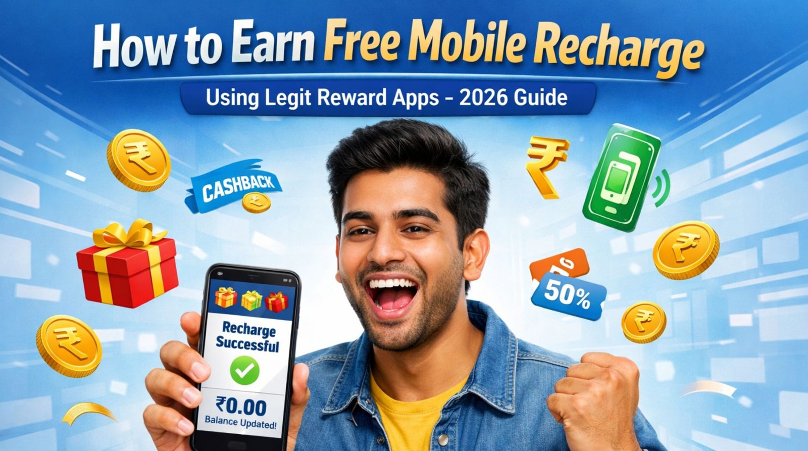 How to Earn Free Mobile Recharge